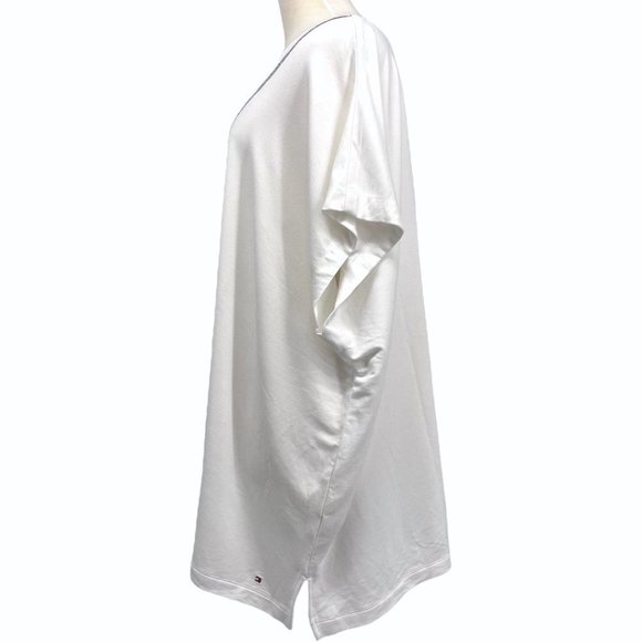 Tommy Hilfiger Short Sleeve Contrasting Trim V-Neck Top NWT Sz 2X - Picture 5 of 13